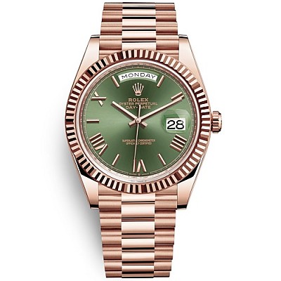 [스페셜오더]ROLEX-롤렉스 데이-데이트 스틸 실버다이얼 남자 시계 40mm