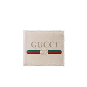 [스페셜오더]GUCCI-496309 8820 구찌 화이트 빈티지 로고 프린트 2단 지갑