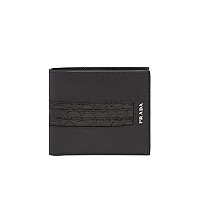 PRADA-2MO513 프라다 블랙 송아지 가죽 지갑