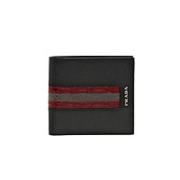 PRADA-2MO513 프라다 블랙 송아지 가죽 지갑
