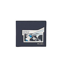 PRADA-2MO513 프라다 블랙 송아지 가죽 지갑