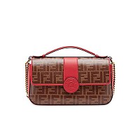 [스페셜오더]FENDI-8BS016 팬디 브라운 더블 F 미니 체인 핸드백