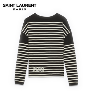 SAINT LAURENT-466918 생로랑 스트라이프 마리니에르 스웨터 남성용