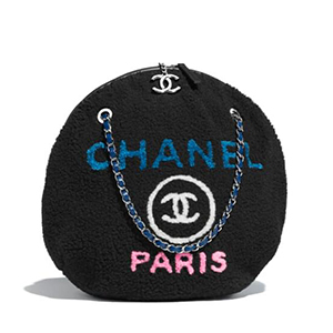 [스페셜오더]CHANEL-A57972 샤넬 블랙 시어링 램스킨 라지 지퍼 쇼핑백