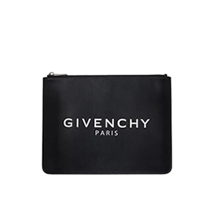 [스페셜오더]GIVENCHY-BK600JK0 지방시 스무스 카프스킨 GIVENCHY PARIS 프린트 지퍼 파우치