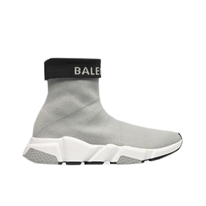 BALENCIAGA-525725 발렌시아가 블루 니트 로고 장식 스피드 트레이너(남여공용)