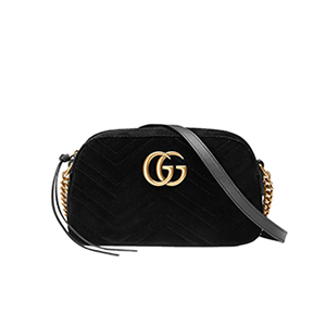 [스페셜오더]GUCCI-447632 9085 구찌 화이트/블루 GG 마몽 스몰 마틀라세 숄더백