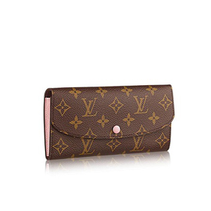 [스페셜오더]LOUIS VUITTON-M64202 루이비통 모노그램 핑크 플라워 프레스 버튼 에밀리 월릿