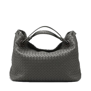 BOTTEGA VENETA-80569 보테가 베네타 뉴 라이트 그레이 인트레치아토 나파 미디엄 숄더 백