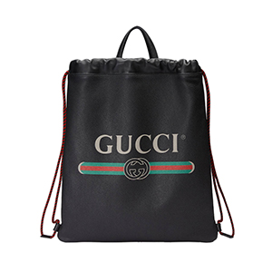 [스페셜오더]GUCCI-494053 8132 구찌 Gucci Coco Capitan 프린트 가죽 드로우스트링 백팩 화이트