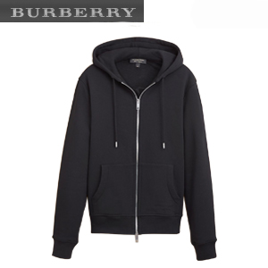 BURBERRYI-45533731 버버리 블랙 팔라스 헬멧 코튼 블렌드 저지 후드 톱 남녀공용