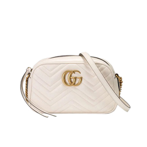 [스페셜오더]GUCCI-447632 9085 구찌 화이트/블루 GG 마몽 스몰 마틀라세 숄더백