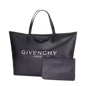 GIVENCHY-G05310 지방시 블랙 Antigona 안티고나 로고 프린팅 라지 토트 백 