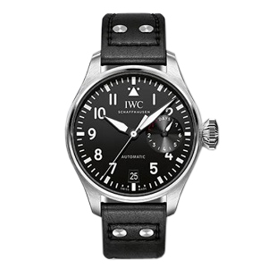 [스페셜오더]IWC-아이더블유씨 클래식 빅 파일럿 스틸 블랙다이얼 워치46mm