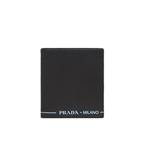 PRADA-2MO004 프라다 블랙 사피아노 가죽 지갑