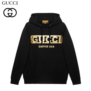 GUCCI-475374 1082 구찌 블랙 코튼 Gucci-Dapper Dan 스웨트셔츠