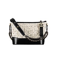 [스페셜오더]CHANEL-A91810 샤넬 트위드 카프스킨 가브리엘 아이보리 호보백 스몰