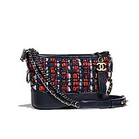 [스페셜오더]CHANEL-A91810 샤넬 트위드 카프스킨 가브리엘 아이보리 호보백 스몰