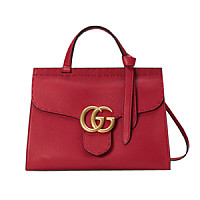 [스페셜오더]GUCCI-421890 1000 구찌 블랙 GG 마몽 스몰 탑 핸들백