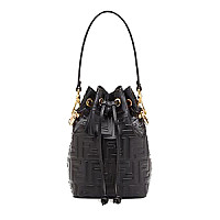[스페셜오더]FENDI-8BS010 펜디 블루 데님 FF 미니 몬트레조 버킷 백