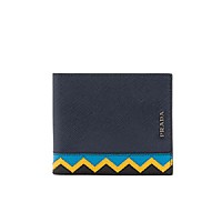 PRADA-2MO513 프라다 블랙 송아지 가죽 지갑