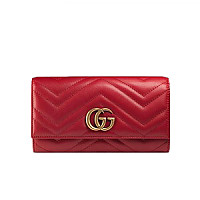 [스페셜오더]GUCCI-443436 1000 구찌 블랙 GG 마몽 애니멀 스터드 콘티넨탈 장지갑