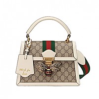 [스페셜오더]GUCCI-476541 8055 구찌 퀀 마가렛 블랙/화이트 스몰 탑 핸들백